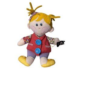 Vintage 2001 Dressy Bessy Playskool Plush Doll Teaching Toy Preschool